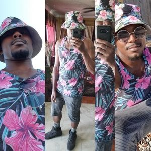 Unisex Summer Time Floral Bucket Hat